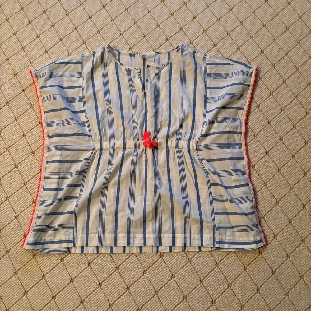 Crewcuts Blue and White Striped cover-up 14